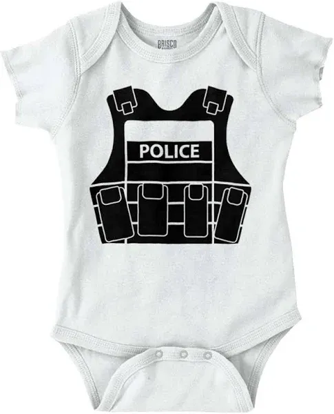 Inktastic Daddy is a Police Officer Policeman Law Enforcement Baby Bodysuit