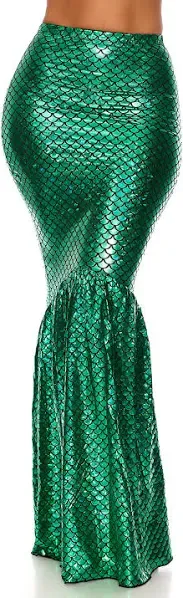 Forplay Women's Hologram Mermaid Skirt