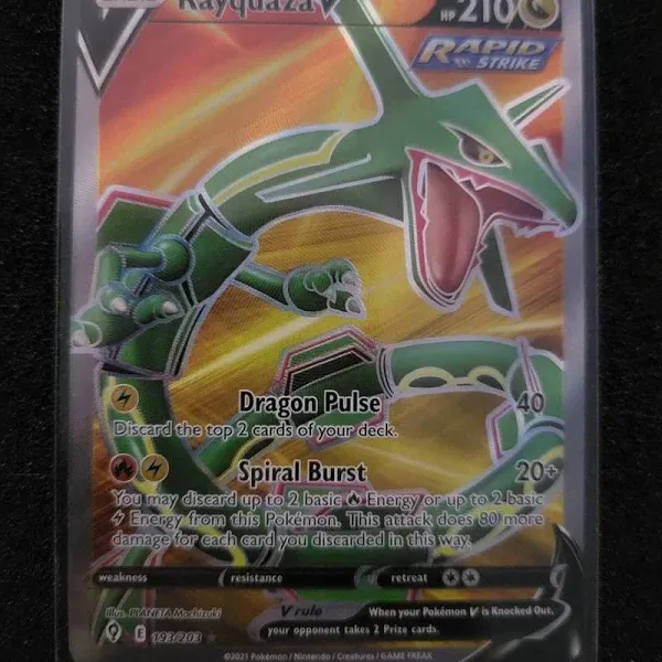 Rayquaza V (Full art) - SWSH07: Evolving Skies [Ultra Rare] | Ozzie Collectables