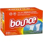 Bounce Fabric Softener Sheets, Outdoor Fresh, 160 Sheets