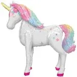 46" Airwalkers Enchanted Unicorn Foil Balloon