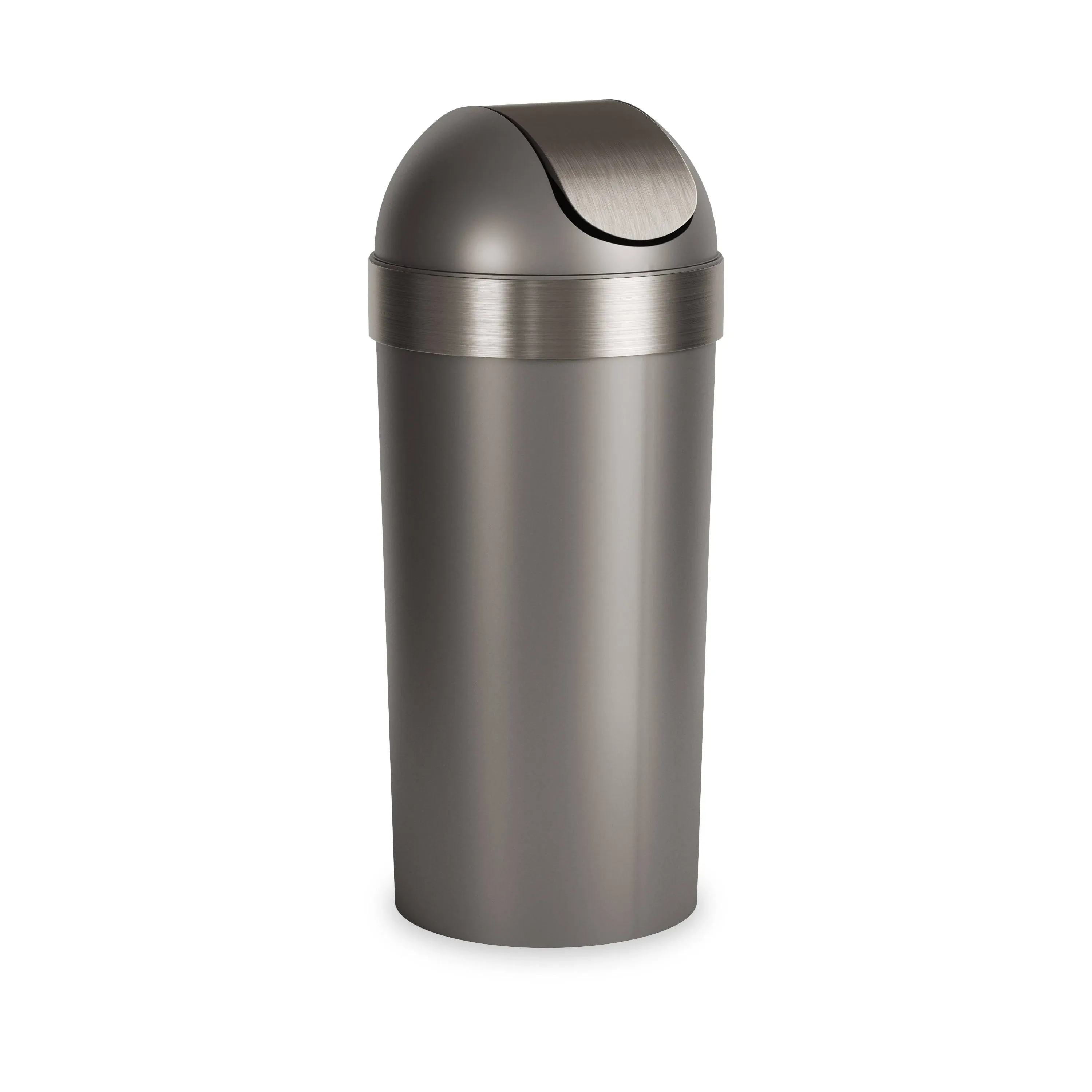 Umbra Venti 16-Gallon Trash Can With Swing Top Lid