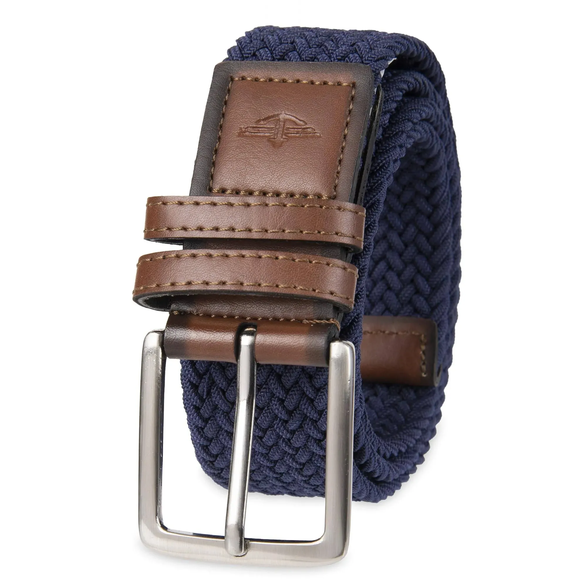 Dockers Braided Stretch Navy Belt - Men