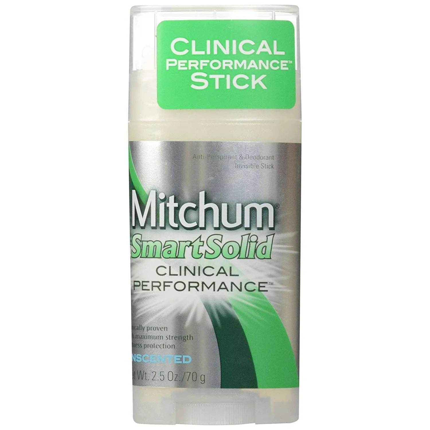 Mitchum Smart Solid Anti-Perspirant Deodorant Unscented