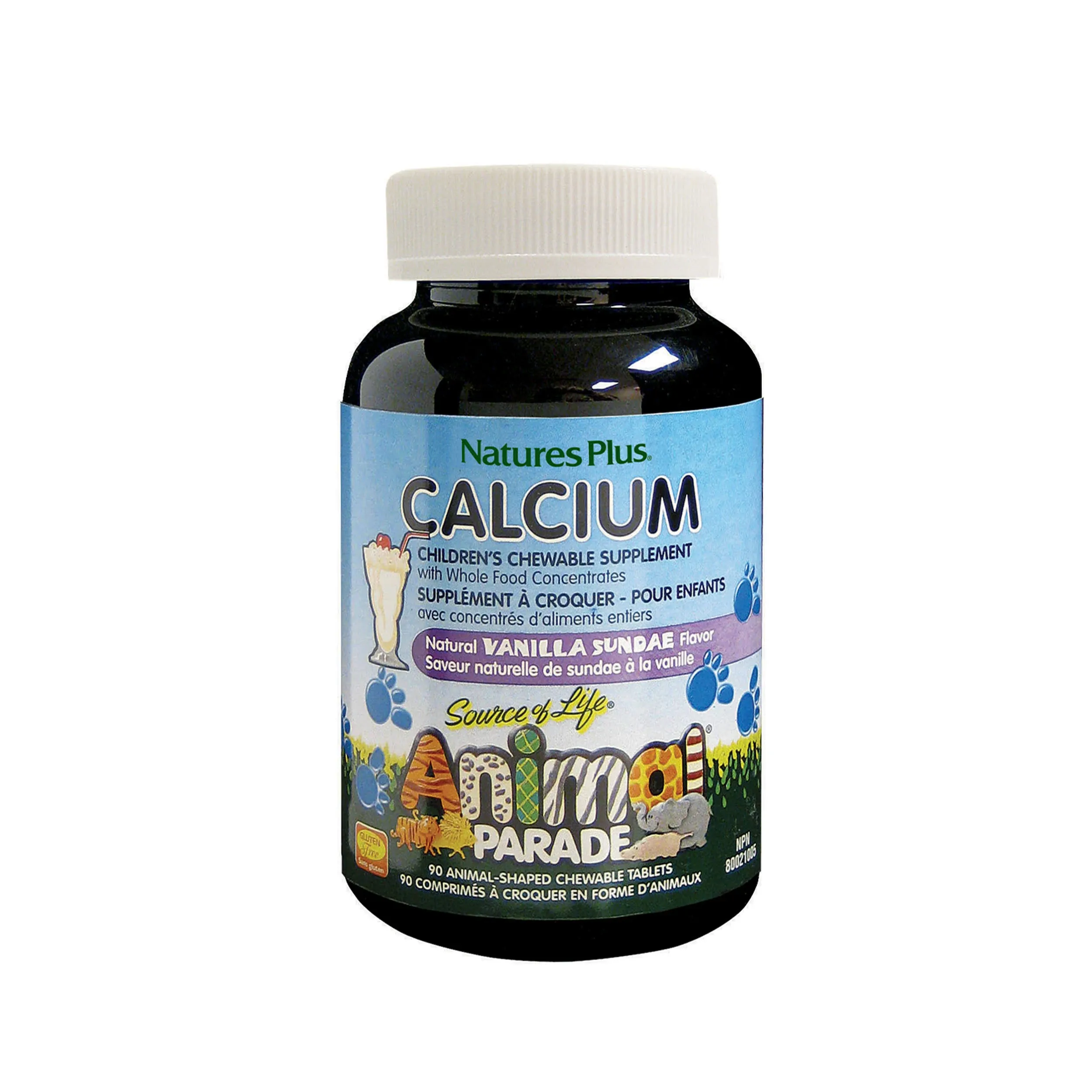 Nature's Plus Children's Chewable Animal Parade Calcium