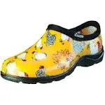 Sloggers Women's Chicken Print Short Rain and Garden Shoes