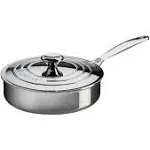 4.5-quart Stainless Steel Saute Pan With Lid In Stanless Steel