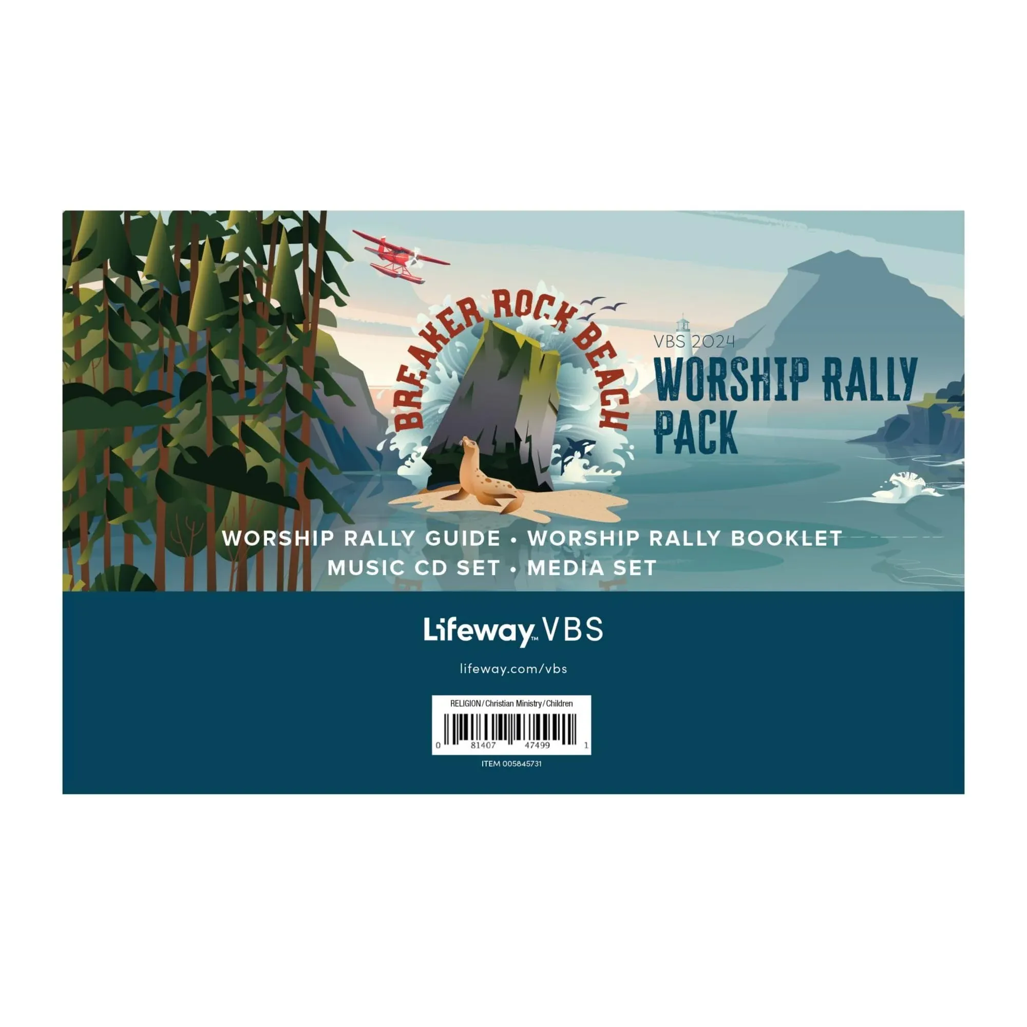 Lifeway Kids VBS 2024 Breaker Rock Beach Worship Rally Pack