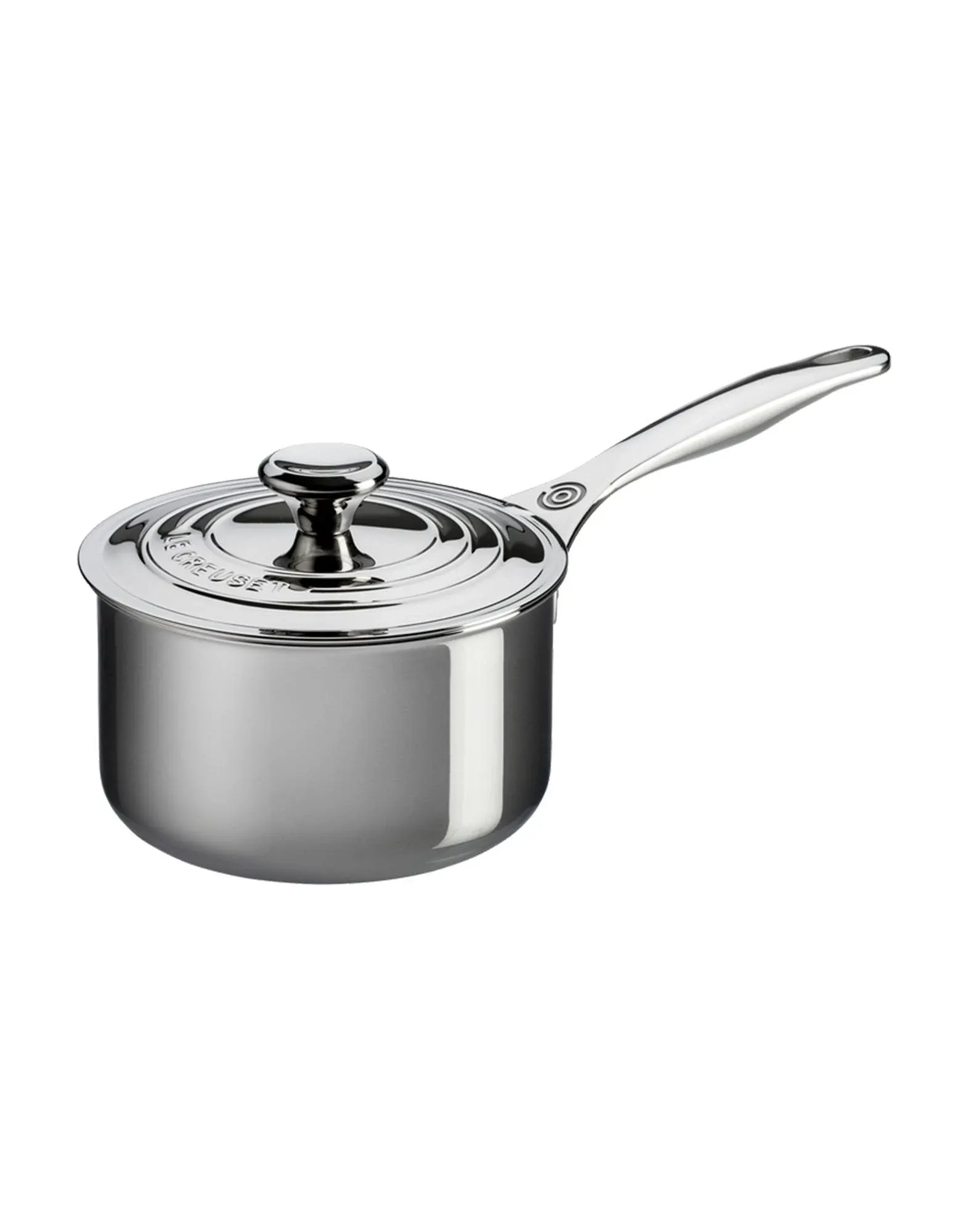 Le Creuset Signature Stainless Steel 20cm Saucepan With Lid