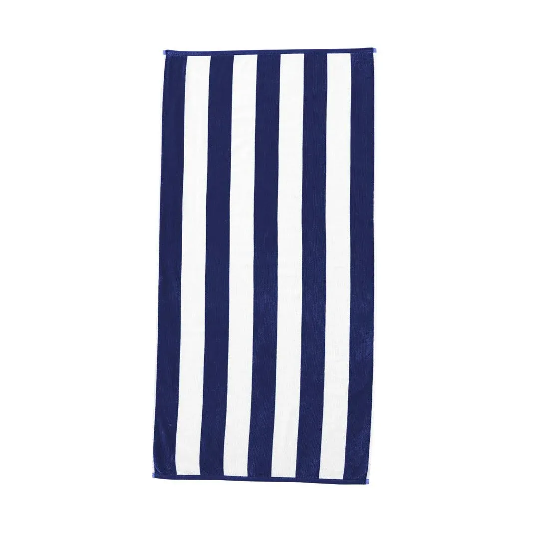 Great Bay Home Cabana Beach Towel in Navy