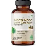 Futurebiotics Maca Root Extra Strength 4000 mg Supports Energy, Stamina & Reproductive Health, Non-GMO, 120 Vegetarian Capsules