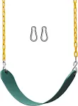 Jungle Gym Kingdom Swing for Outdoor Swing Set - Pack of 1 Swing Seat Replacement Kit with Heavy Duty Chains - Backyard Swingset Playground