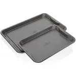 Ninja B32002 Foodi NeverStick Premium 2-Piece Baking Sheet Set, Nonstick, Oven S