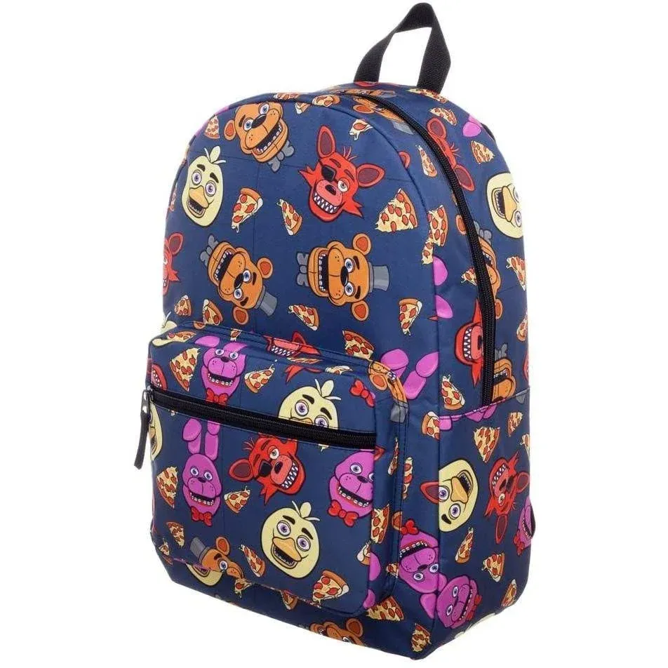 Five Nights At Freddy's Characters School Backpack, FNAF Chica Foxy Bonnie