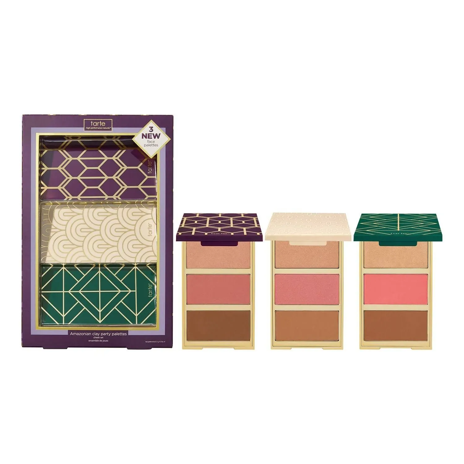 Tarte Amazonian Clay Party Palettes Cheek Set