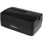 StarTech.com Drive Docking Station for 2.5 / 3.5" SATA Drives - USB 3.1 [10 Gbps] or eSATA - USB-A and USB-C cables included (sdocku313e)