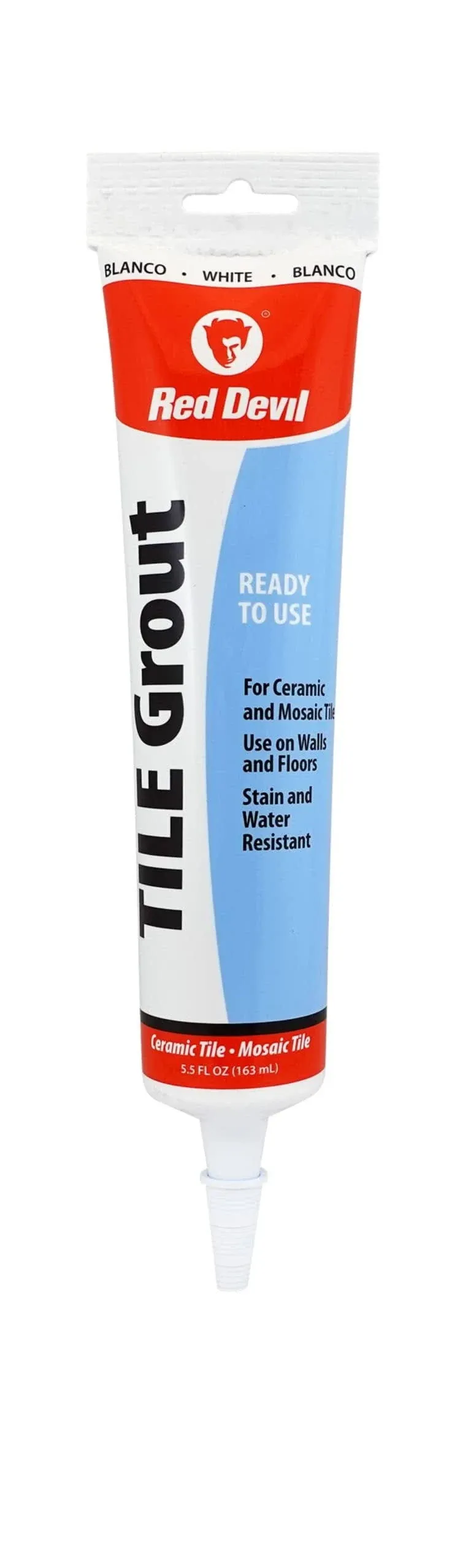 Red Devil Pre-Mixed Tile Grout - 5.5 oz tube