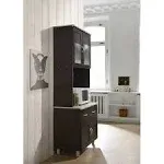 Hodedah Kitchen Cabinet Chocolate