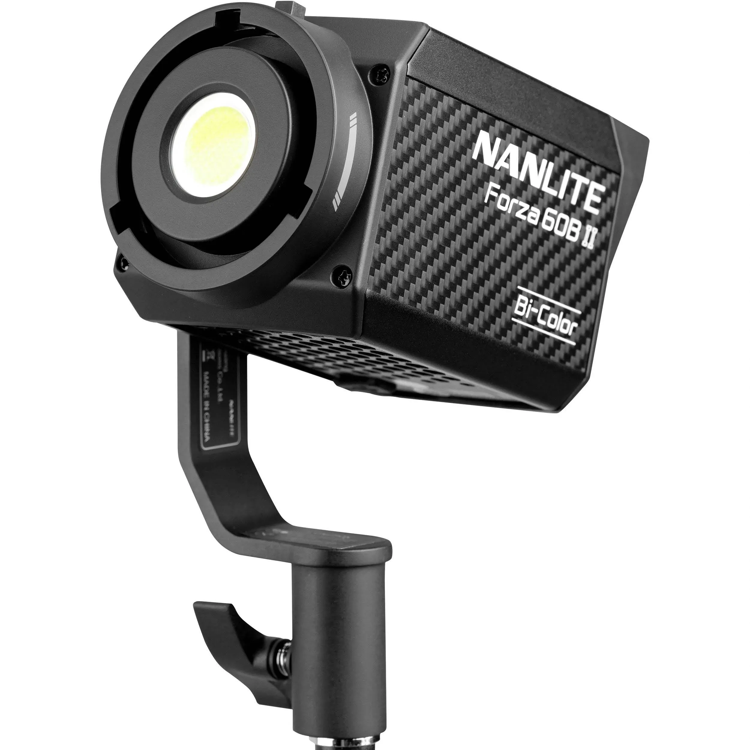 Nanlite Forza 60B II monolight Bi-colour LED light with Battery Handle and Bowens adaptor