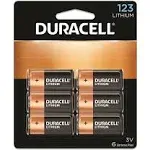 Duracell - Specialty High-Power Lithium Batteries, 123, 3 V, 6/Pack