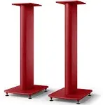 KEF S2 Speaker Stands (Pair) Crimson Red