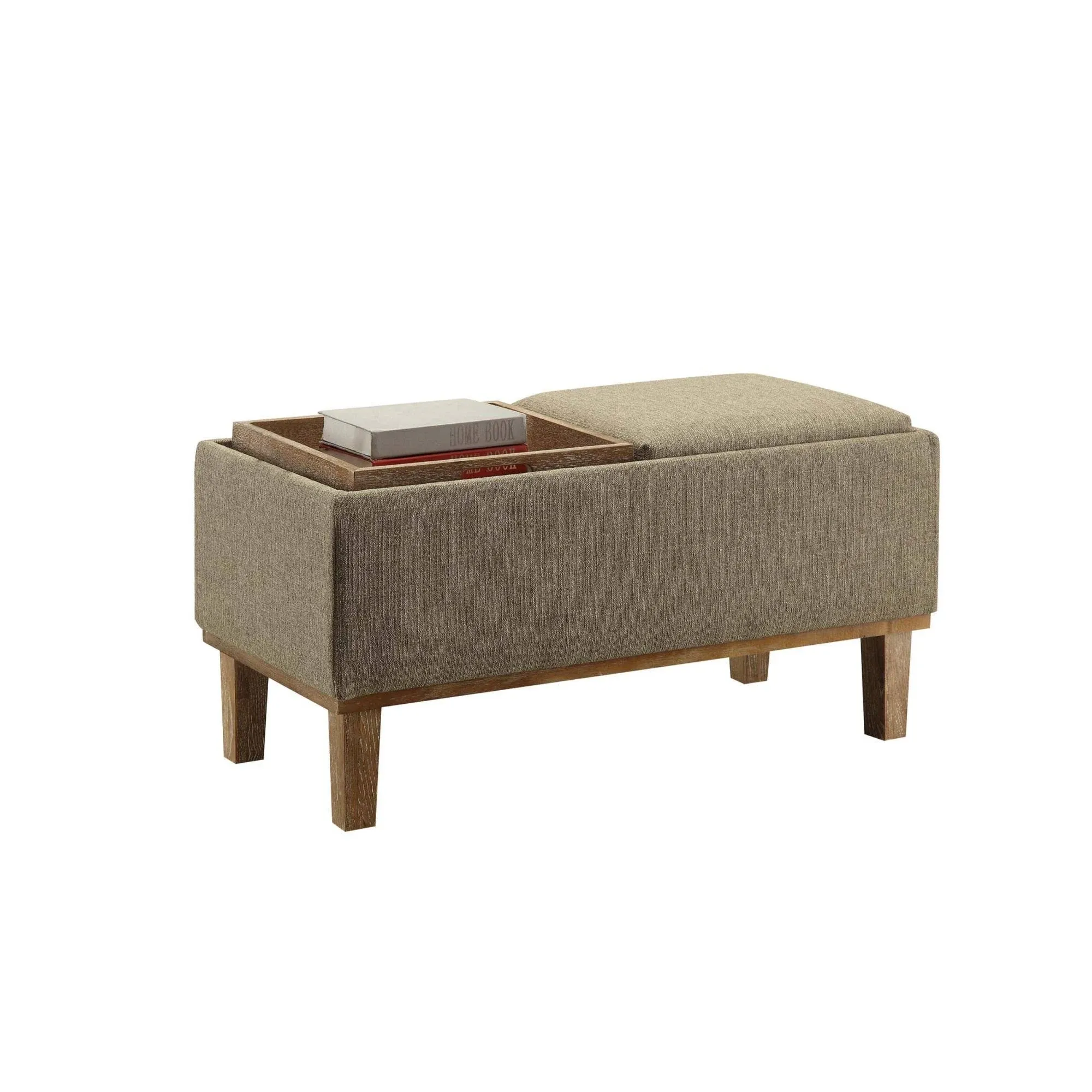 Convenience Concepts-Designs4Comfort Brentwood Storage Ottoman