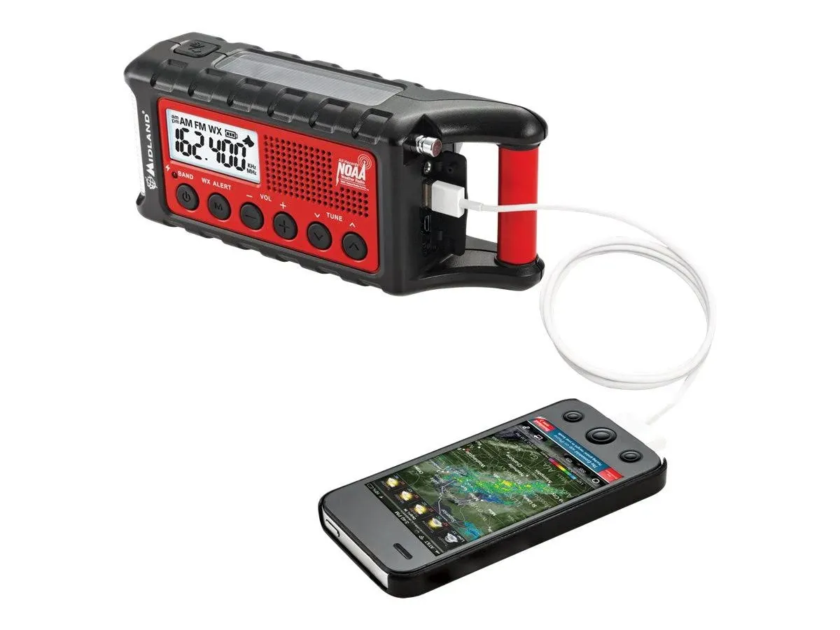 Midland ER310 E+Ready Emergency Crank Weather Radio