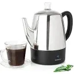 Mixpresso Electric Percolator Coffee Pot,Stainless Steel Coffee Maker,Fast Ship