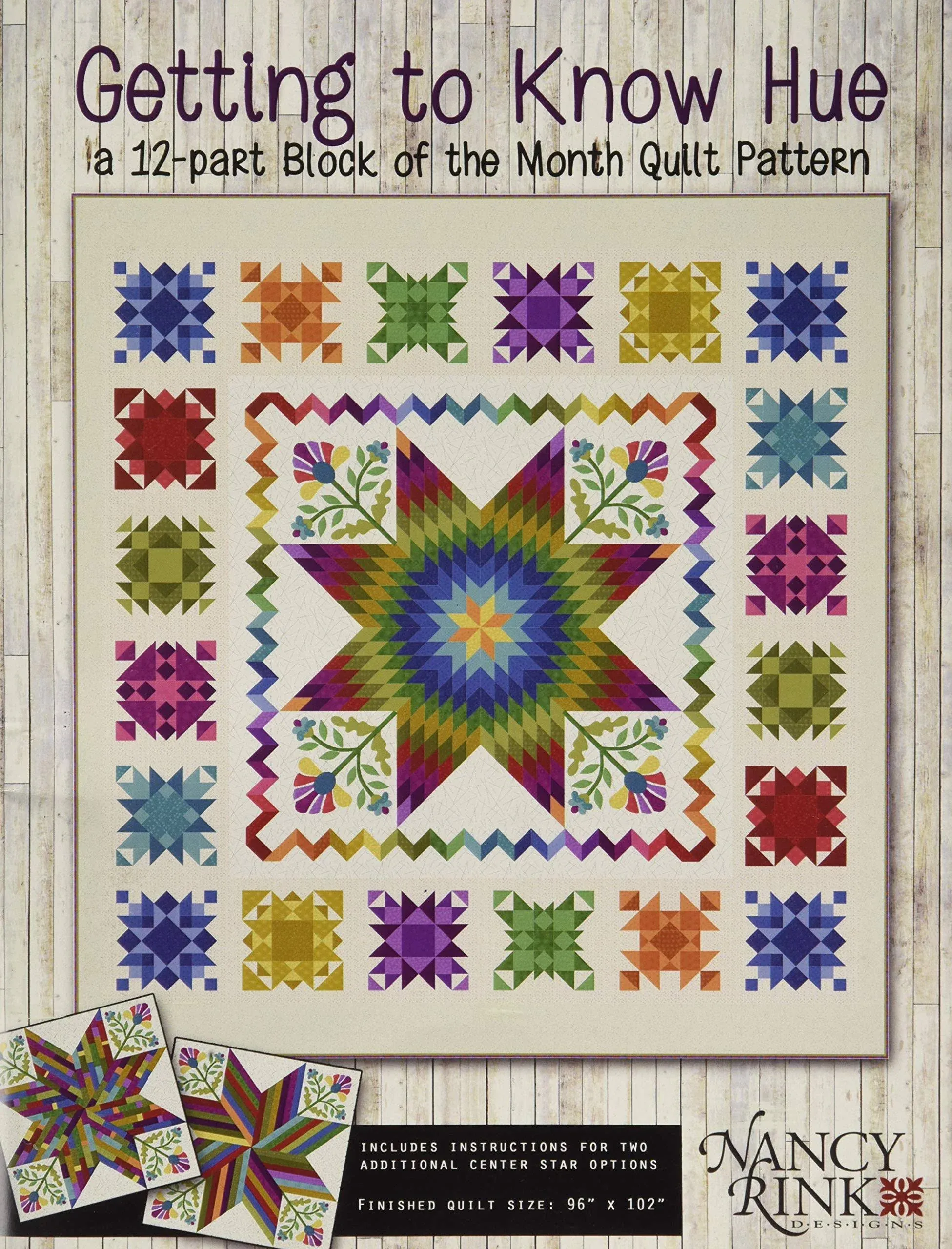 Getting to Know Hue Quilt Pattern Booklet by Nancy Rink