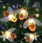 Solar New String Lights 20Led Little Bee