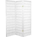 Oriental Furniture 3 ft. Tall Window Pane Shoji Screen