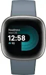 Fitbit Versa 4 Waterfall Blue Platinum Fitness Smartwatch