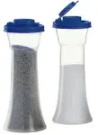 Tupperware Large Hourglass Salt and Pepper Shakers, Tokyo Blue