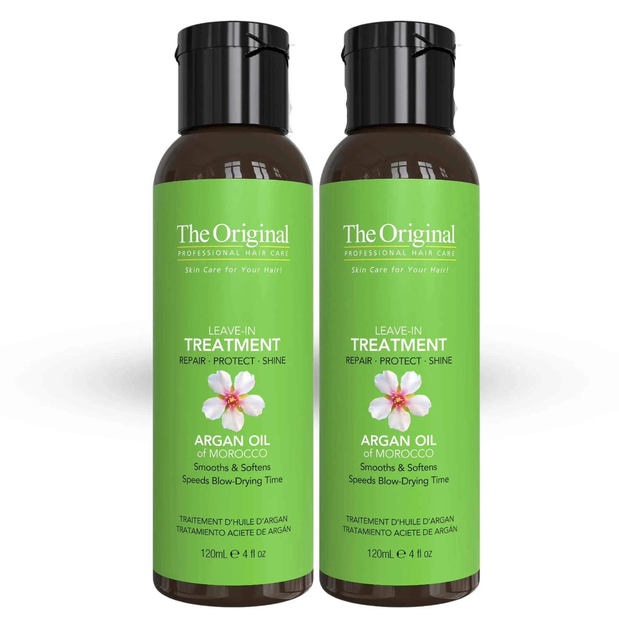 DermOrganic Organic Argan Oil - LEAVE IN TREATMENT 4 oz (2 PACK)