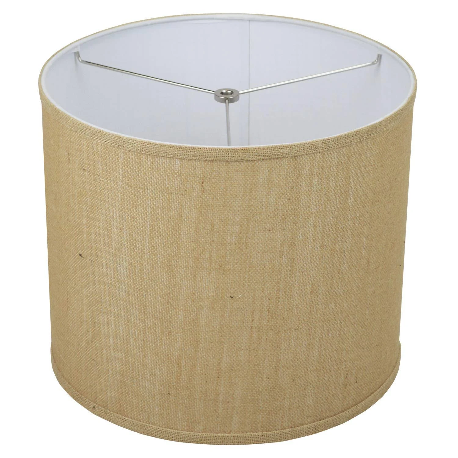 FenchelShades.com 14" Top Diameter x 14" Bottom Diameter 10" Height Cylinder Drum Lampshade USA Made