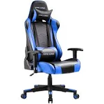 GTRACING Gaming Chair Racing Office Computer Ergonomic Video Game Chair Backrest and Seat Height Adjustable Swivel Recliner with Headrest and Lumbar