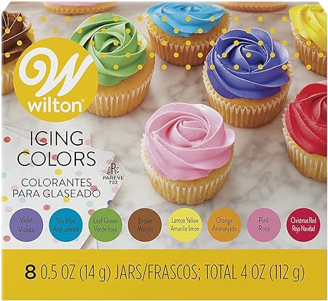 Wilton Icing Colors .5oz 8-pkg-assorted Colors