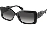 Michael Kors MK2165-30058G Sunglasses BLACK w/DARK GREY GRADIENT 56mm