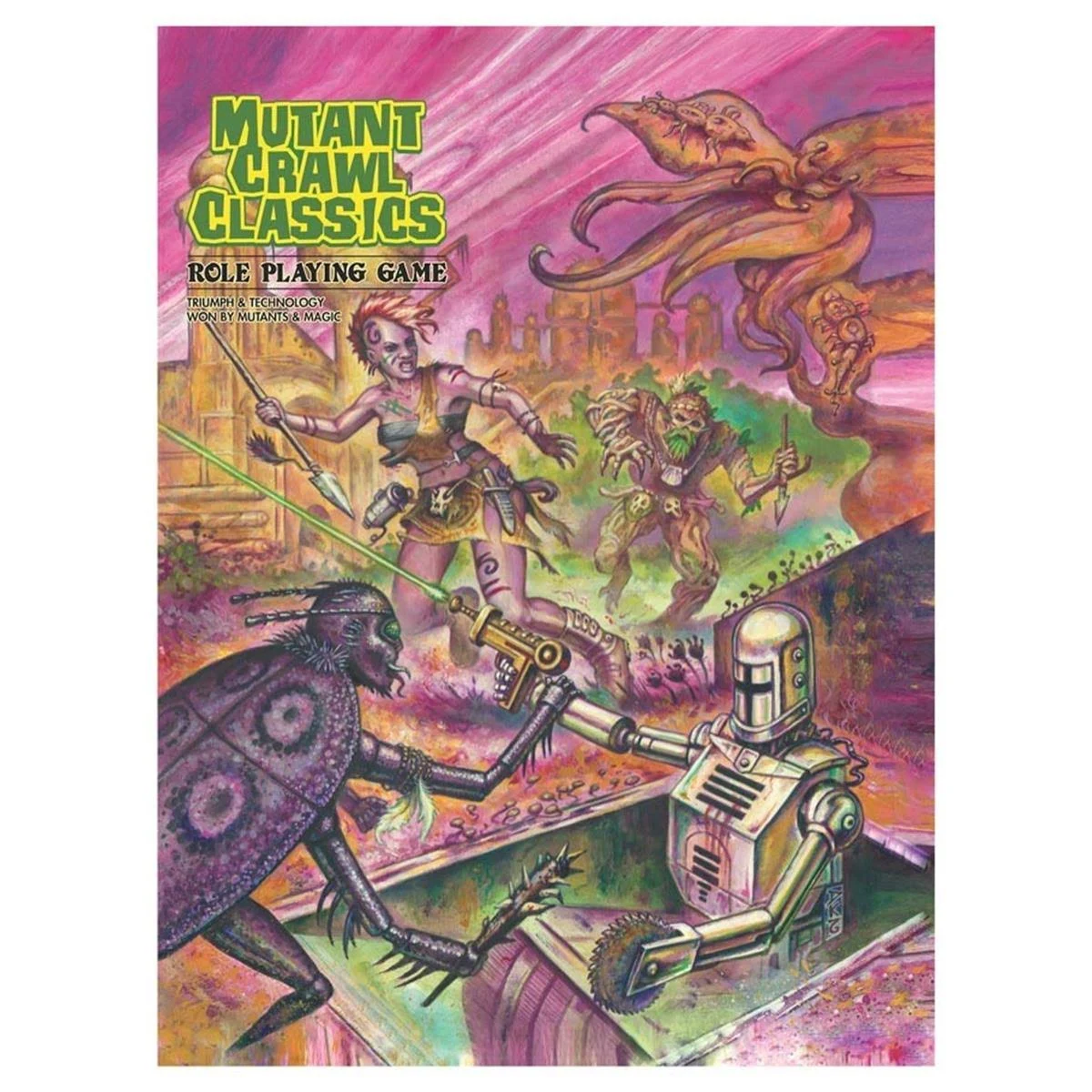 Mutant Crawl Classics Core Rulebook, Softcover Edition [Book]