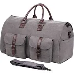  Convertible Travel Garment Bag,Carry on Garment Duffel Bag for Grey-backpack