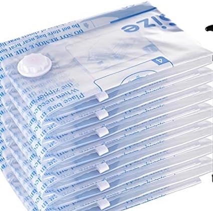 MEIQIHOME Vacuum Storage Bags 8 Space Saver Sealer Bags