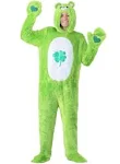 Care Bears Adult Classic Good Luck Bear Costume, Size: Large, Green