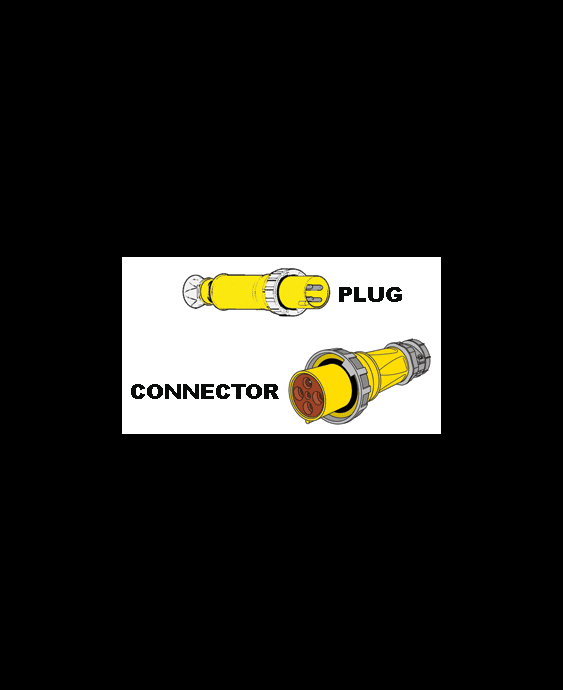 Marinco M4100P12 100A 125/250V Plug