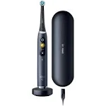 Oral-B Power iO Series 9 Electric Toothbrush, Black Onyx, iO9 Rechargeable Power Toothbrush with 4 Brush Heads and Charging Travel Case