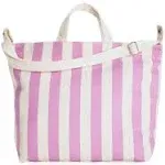 Baggu - Horizontal Zip Duck Bag - Pink Awning Stripe