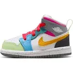 JORDAN 1 MID SE (TD) Sneakers White in maat: 19,5