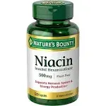 Nature's Bounty Flush Free Niacin 500 mg