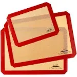 3pc Silicone Baking Mats, 2 Half, 1 Quarter Sheet - Last Confection