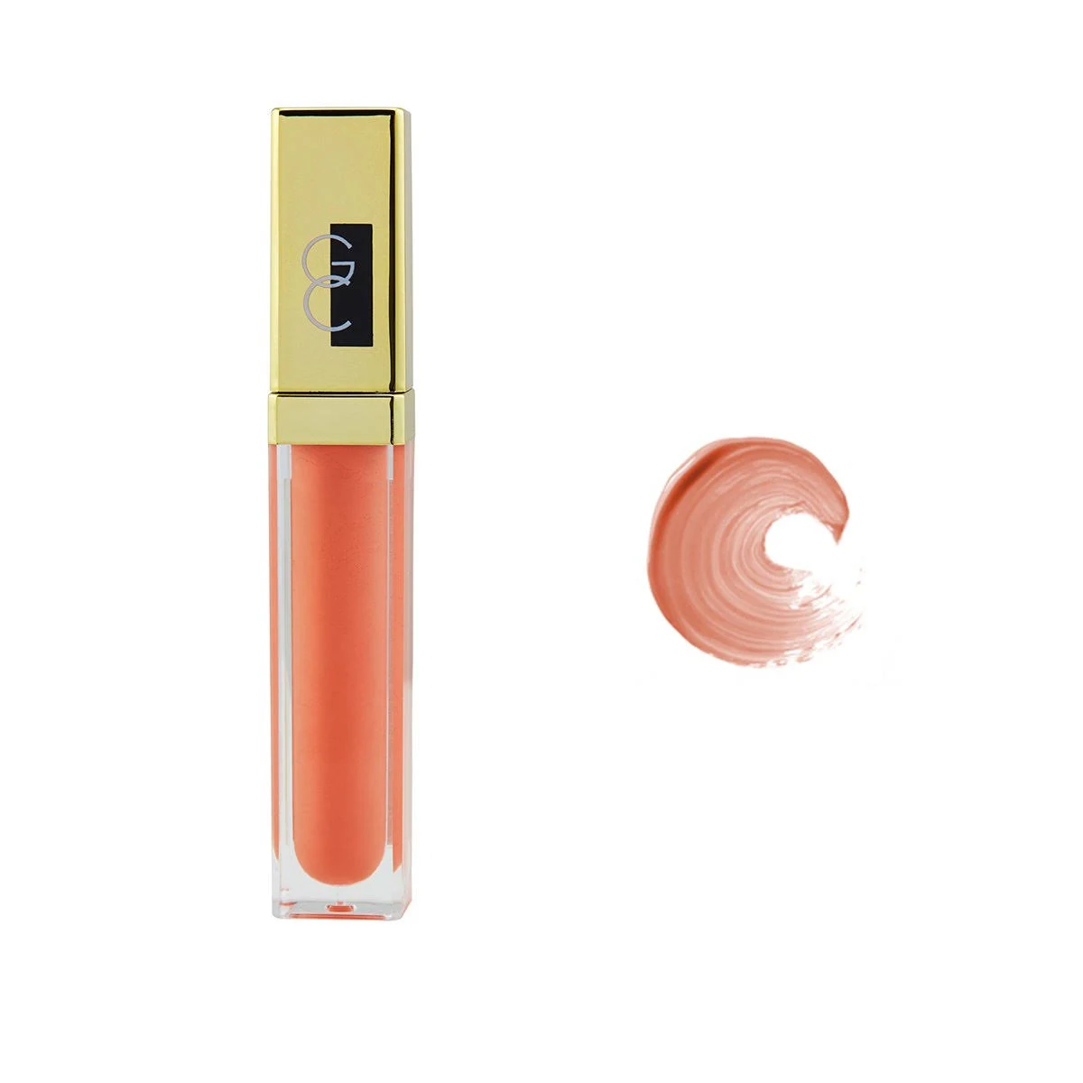 Gerard Cosmetics Color Your Smile Lip Gloss Coral Craze | Super Pigmented Pink Lip Gloss with LED Light and Mirror | Shiny Finish | Hydrating Liquid Lip Color | Cruelty Free and Made in USA