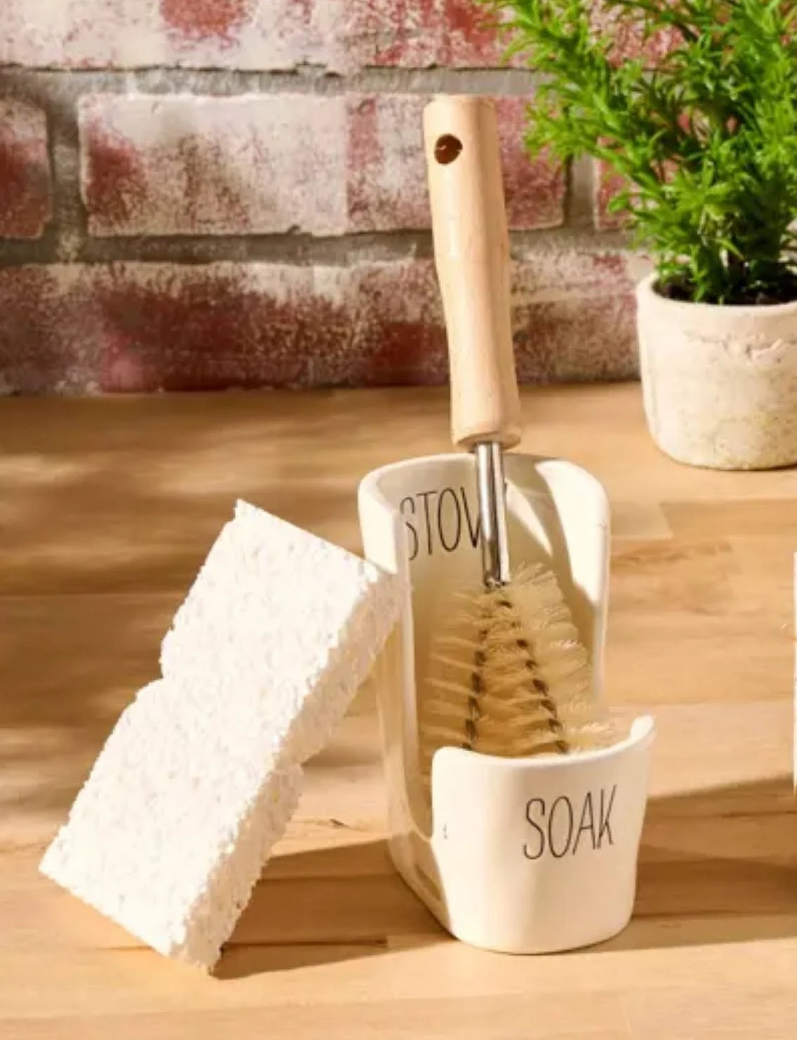 Sponge And Brush Sink Caddy Set